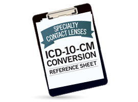 Image for billing and coding, ICD-10, and medically necessary contact lenses